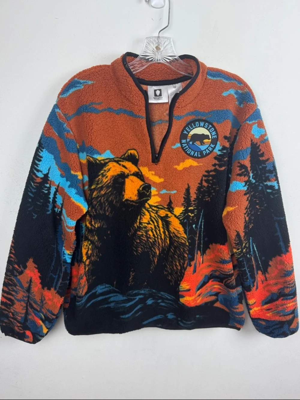 Yellowstone National Park Fleece Pullover - Picture 1 of 7